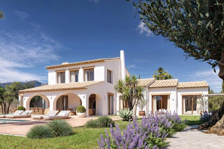 Project: finca for sale with sea and mountain views