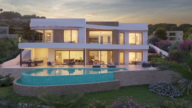 Luxury sea view villa for sale in Moraira