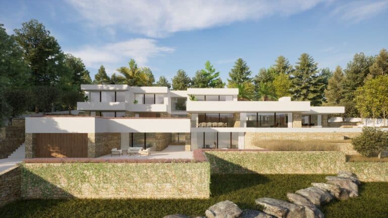 Very luxurious sea view villa for sale in Moraira