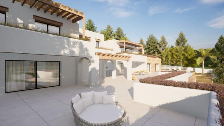 Majestic sea view villa for sale in Moraira