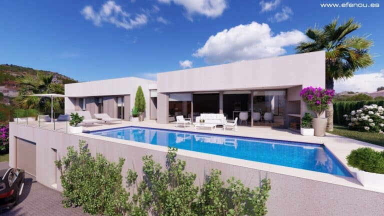 Modern villa for sale in Calpe - ready June 2025