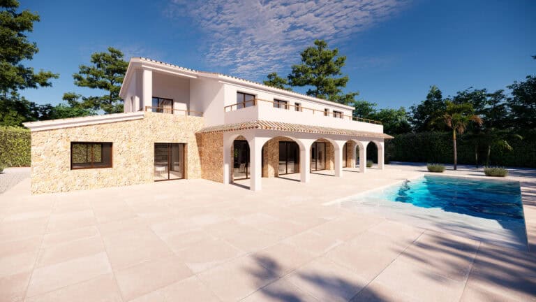 Luxury finca project for sale in Benissa