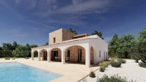 Luxury finca project for sale in Benissa