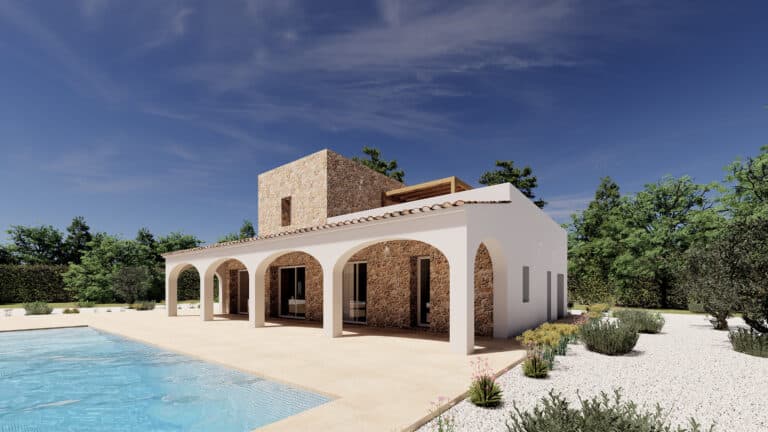 Luxury finca project for sale in Benissa