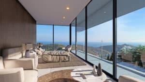 Villa project with sea view for sale in Moraira