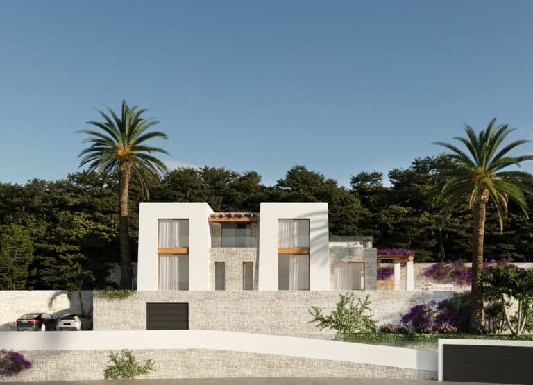 Villa project with fantastic sea view for sale in Benissa