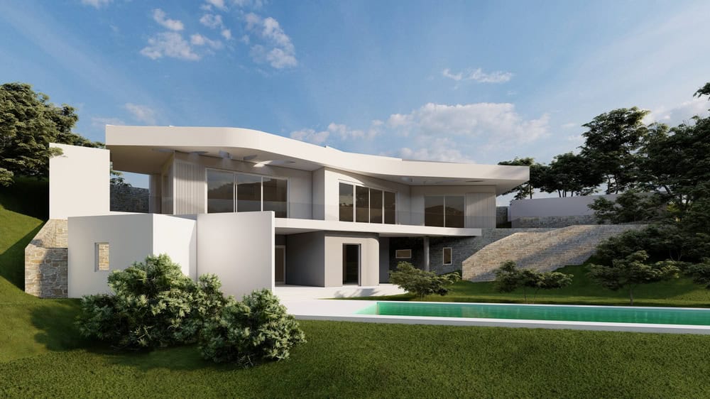 Modern sea view villa in Javea - completion end 2025